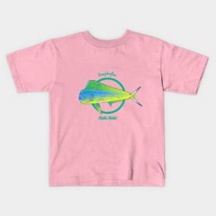 Reefhorse Mahi Mahi Green Ring Kids T-Shirt